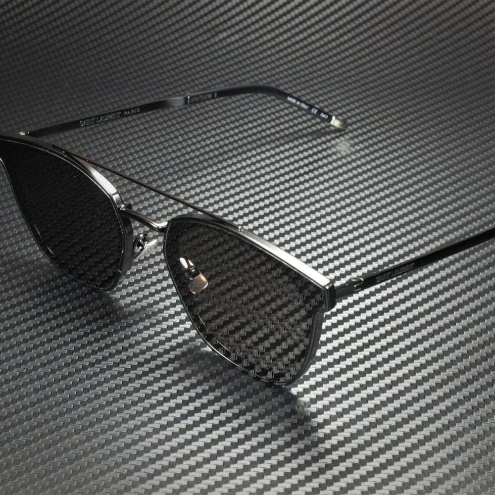 Saint Laurent Black 61mm Men's Sunglasses